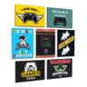 Kit 7 Placas Grandes 30x40 Quarto Gamer Nerd Geek - 1