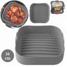 Forma Cozimento p/ Air Fryer Cesta Antiaderente Versátil Prática Assado Crocantes Fritadeira Elétric - 3
