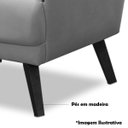 Ver imagem 5 de Poltrona Decorativa Sarah Veludo Bordô