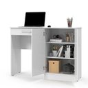 Ver imagem 3 de Escrivaninha com Organizador 2 Portas 120cm Space Patrimar Branco