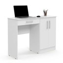 Ver imagem 1 de Escrivaninha com Organizador 2 Portas 120cm Space Patrimar Branco
