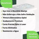 Ver imagem 7 de Porta Papel Higiênico Dupla Fixação Parede Branco F.zmt