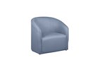 Ver imagem 2 de Kit 2 Poltronas Decorativa Julia Linho Azul - Lm Decor
