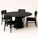 Ver imagem 4 de Mesa de Jantar Cone Redonda 110 Cm Ébano