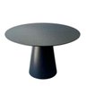 Mesa de Jantar Cone Redonda 110 Cm Ébano - 1