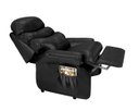 Ver imagem 3 de Poltrona Extensão de Cílios Reclinável Corino Luxuosa:preto Corino