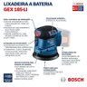 Lixadeira Roto Orbital 18v Gex 185-li Bateria 8 Ah Procore Bosch - 6