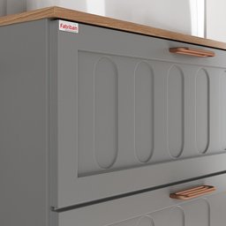 Gabinete para Banheiro Milena 78cm Suspenso - Fabribam - 2