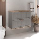 Ver imagem 1 de Gabinete para Banheiro Milena 78cm Suspenso - Fabribam