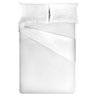 Jogo de Cama Queen 100% Algodão 180 Fios Liso Casa Paloma:branco - 2