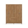 Guarda-roupa Casal 6 Portas Flash com Gavetas Amêndola Touch | 181cm | Mdp - 4