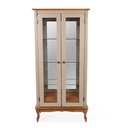 Ver imagem 2 de Cristaleira Alta Antique 3 Portas 2076-e Laca - Nude