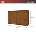 Ver imagem 4 de Armário Aéreo Munique - 2 Portas Puxadores em Alumínio - Indekes