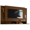 Painel para TV 55 Polegadas 182cm 4 Prateleiras Quebec Freijó - New Haus - 1