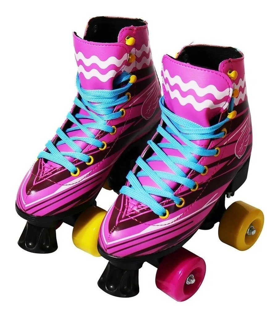 Patins Sou Luna Roller Way Importway 4 Rodas 32/33 Outlet - 8