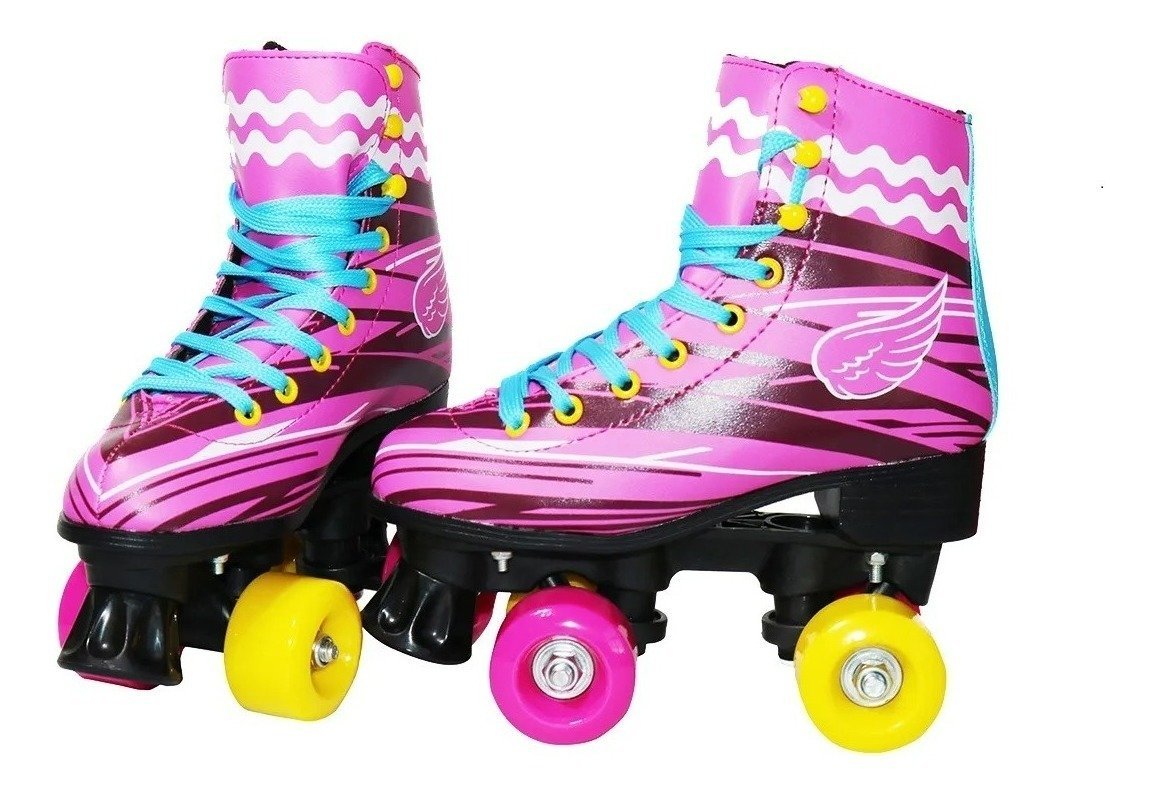 Patins Sou Luna Roller Way Importway 4 Rodas 32/33 Outlet - 5