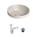 Ver imagem 1 de Cuba de Sobrepor Deca Slim 30x30 Redonda Barbante + Válvula + Sifão