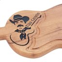 Ver imagem 2 de Tábua de Churrasco Viola Tião Carreiro Madeira Muracatiara:viola/marrom