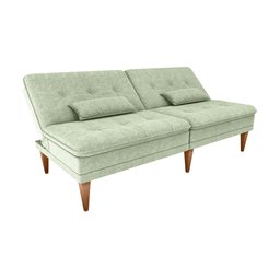 Sofá Cama na Caixa 3 Lugares 190cm e Almofadas Taylor Matrix Oliva - 1