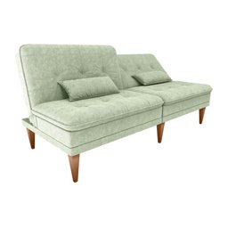 Sofá Cama na Caixa 3 Lugares 190cm e Almofadas Taylor Matrix Oliva - 3