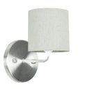 Ver imagem 1 de Arandela De Cupula Cilíndrica Linho Claro