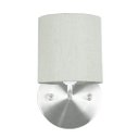 Ver imagem 2 de Arandela De Cupula Cilíndrica Linho Claro