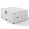 Cama Box Casal com Molas ensacadas Itália + Box Baú Itaflex 67x138x188cm Umaflex - 1