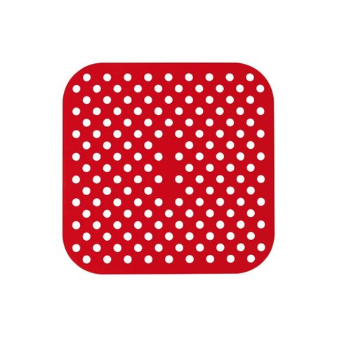 Forro de Silicone Quadrado para Airfryer 18cm Mor