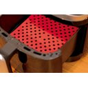 Ver imagem 3 de Forro de Silicone Quadrado para Airfryer 18cm Mor