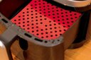 Ver imagem 3 de Forro de Silicone Quadrado para Airfryer 18cm Mor