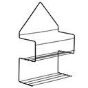 Ver imagem 1 de Porta Shampoo e Sabonete Suporte Duplo de Registro sem Furo Preto