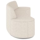 Ver imagem 5 de Sofá 3 Lugares Curvo Sala de Estar Living Cancún D02 Linho Cru 180 cm D-461 - Lyam Decor