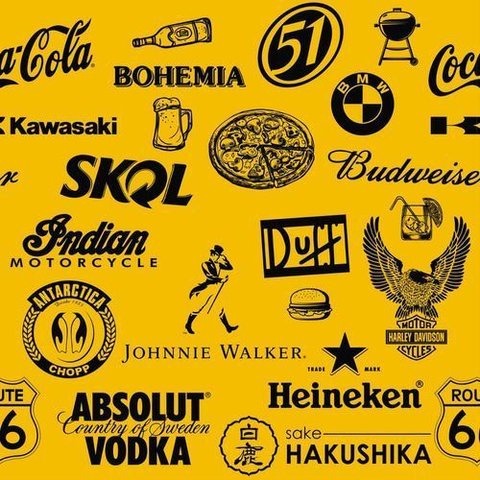 Papel de Parede Temático Área Gourmet Amarelo - 1,50x0,50m
