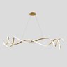 Lustre Pendente 120cm 40w Led Integrado Dourado Bivolt - 1