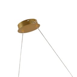 Lustre Pendente 120cm 40w Led Integrado Dourado Bivolt - 8