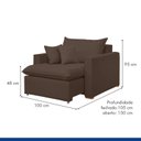 Ver imagem 3 de Poltrona Retrátil 100cm Barcelona