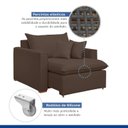 Ver imagem 5 de Poltrona Retrátil 100cm Barcelona