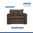 Ver imagem 6 de Poltrona Retrátil 100cm Barcelona