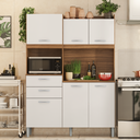 Ver imagem 3 de Armário de Cozinha 6 Portas 2 Gavetas Harmonia Demobile