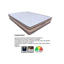 Ver imagem 2 de Cama Box Baú Casal: Colchão Espuma D45 Orthoflex Genova + Base CRC Suede Gray(138x188)