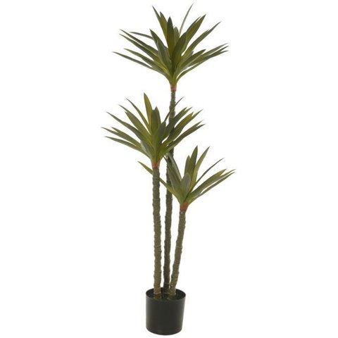 Planta Artificial Arvore Yucca C/pote X63 Verde 1,50cm