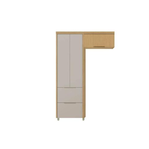 Kit Cozinha Nesher 2 Peças Marquesa CZ440 Nature/Greige
