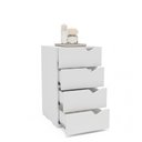 Ver imagem 5 de Gaveteiro 4 Gavetas Porto Branco Politorno