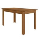 Ver imagem 1 de Mesa de Jantar Tampo sem Vidro 6 Lugares 150x80 cm Bellagio Carvalho Poliman