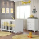 Ver imagem 1 de Quarto Infantil Berço e Cômoda Gutti Móveis Estrela