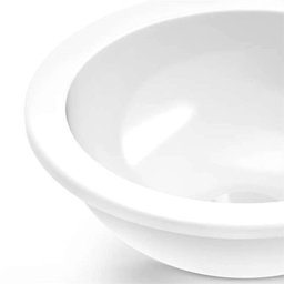 Cuba de Sobrepor e Embutir Redonda 36cm Branca - 1