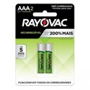 Ver imagem 1 de Pilha Recarregável Eco Aaa2 Rayovac C-2 Unid. - Pç - 2