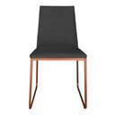 Ver imagem 2 de Kit 3 Cadeiras de Jantar Lille Base Aramado Bronze Veludo Cinza - Montanaris Decor