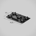 Ver imagem 4 de Cooktop Electrolux 5 Bocas Vidro Preto Tripla Chama Bivolt Ke5Tp
