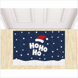 TAPETE FELIZ NATAL HOHO, DECORAÇÃO DE NATAL PAPAI NOEL